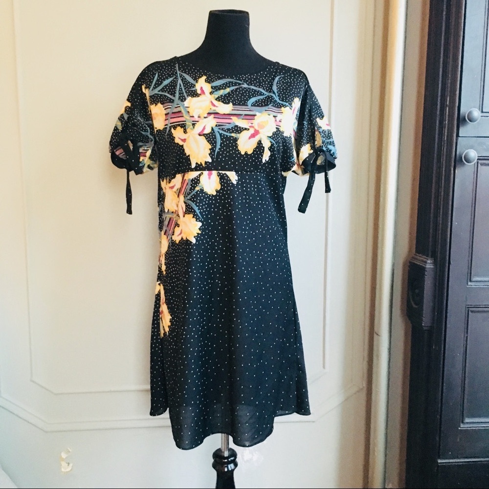 ❤️Vintage 80’s Large Print BohoChic Dress